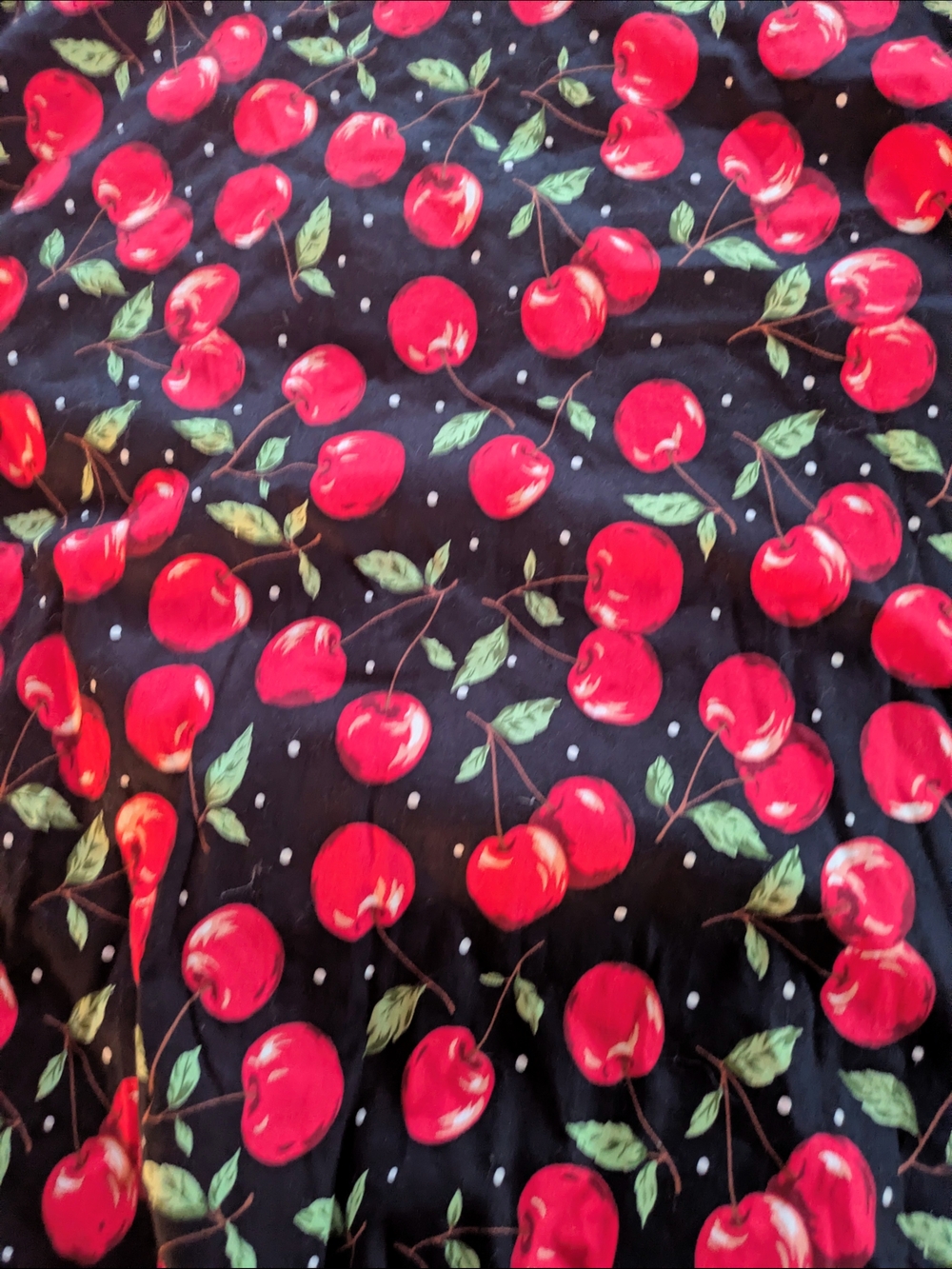 Lindy Bop Black Dress with Red Trim - Picture 3 of 4